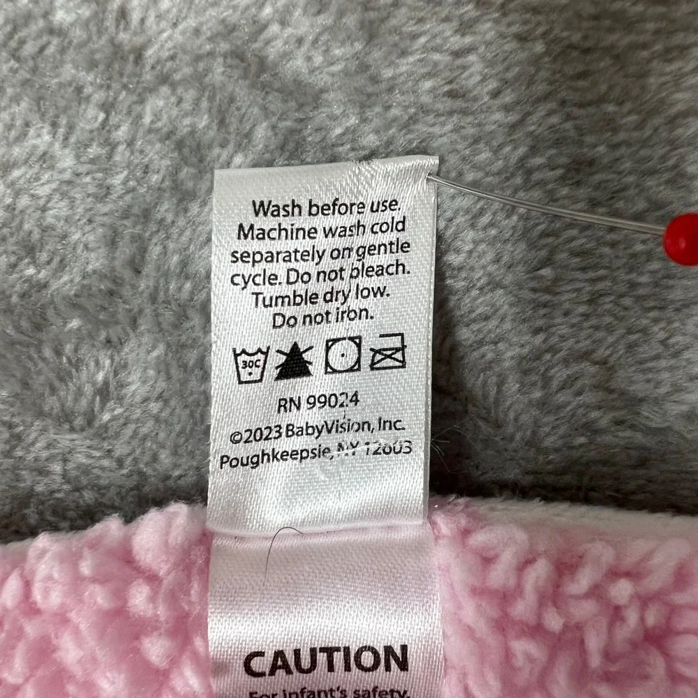Hudson‎ Baby Blanket Fox Hedgehog Raccoon Woodland Animals HB Sherpa Pink